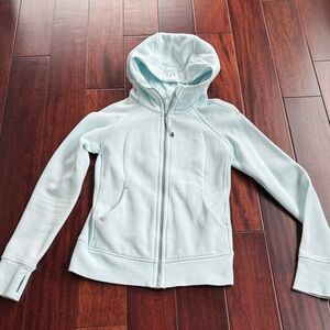 lululemon athletica Light Blue Hoodie Jacket